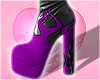 Flame Boots - Purple