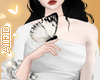 White Butterfly Holder