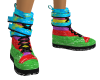 *B* rainbow boots