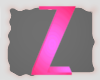A: Letter Z pink