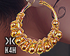 Cute ... gold earrings!