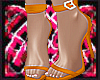 Belted Orange heels