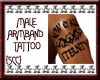 {SCC}Armband Tatt Male