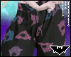 ☽Narwhal Pants Blk☾