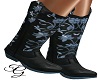 Blk & Blue Country Boots