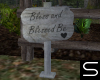 Blessed Be Wood Sign
