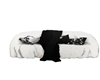 wht n blk sofa