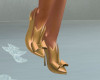 Bow Top Gold Slingback