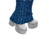 Knit Boots Blue