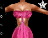 [sOsO] Pink Satin Dress
