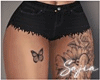 Denim Short +Tatto