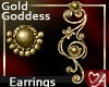 .a Gold Goddess Earrings