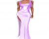 Lilac silk dress