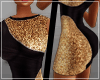 Sexy Black & Gold Dress