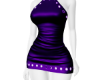 B&T Purple Leather Dress