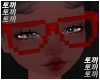 T|Pixel Glasses Red