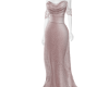 pink long dress