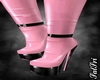 Kneehigh Pink PVC Boots