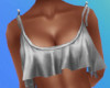 Cropped Tank Top-Silver