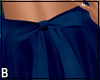 Blue Tie Mini Club Skirt