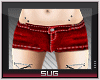 Sug* Red Jean Shorts