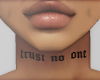trust issues neck tat