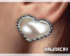 [DJ] Heart Mesh Earrings