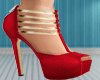 X |  Red Chained Pumps