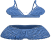 2Pc Blue Knit Set