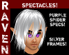 PURPLE SPIDER SPECTACLES