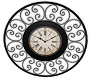 LT-Wall Clock Blk silver