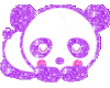 Purple Glitter Bear
