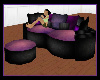 -Purple Snuggle Sofa-