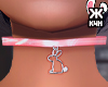 Ӂ Pink bunny choker!