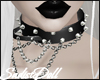 f Spikes Chains Collar