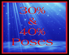 30% & 40% Pose Sign