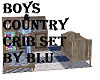Boys Country Crib Set