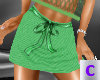 Light Green Jean Skirt 