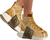 ! PLINE GOLD HIGH TOPS