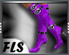[FLS] Violet Dark Boots