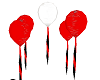 Red Floating Balloons