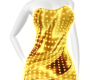 glo gold dress