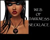 WEB OF DARKNESS NECKLACE