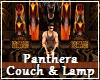 Panthera Couch & Lamp