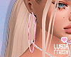 ♡ Pink earrings