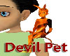 Devil pet in flames