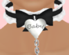 baby collar +bow