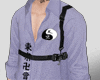 Shirt Belt Purple Kimono