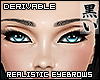 [K] realistic eyebrows