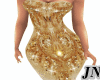 J*Golden Embroidery Gown